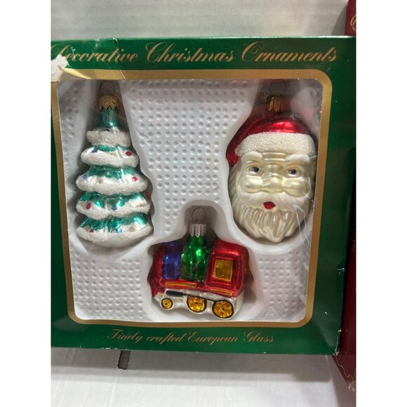 The Victoria Collection Christmas Glass ornament lot - Picture 3 of 7
